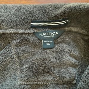 Gray Nautica mens robe never worn one size fits all